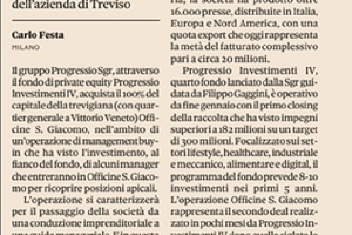 SanGiacomo Presse